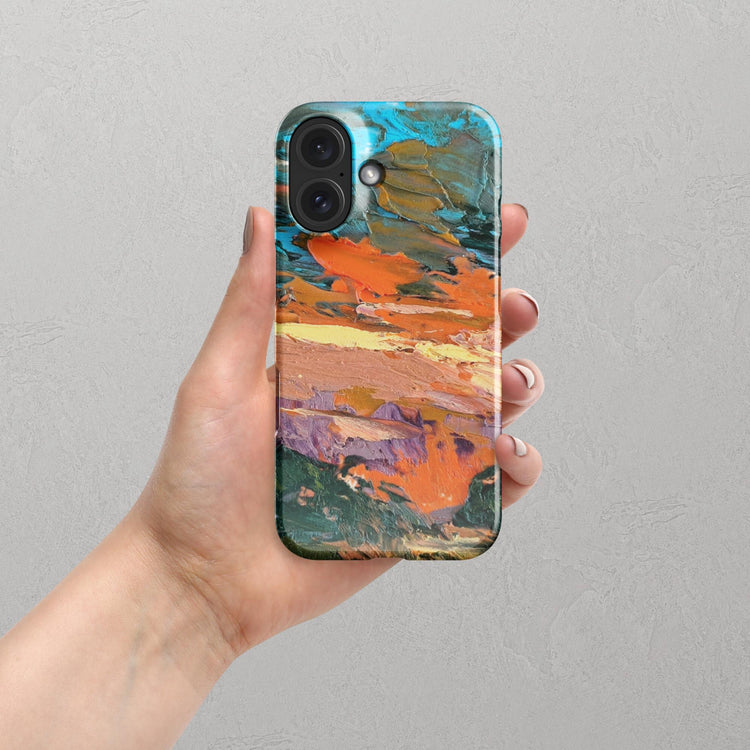 Coque iPhone® fine - Sous le feu du soleil couchant