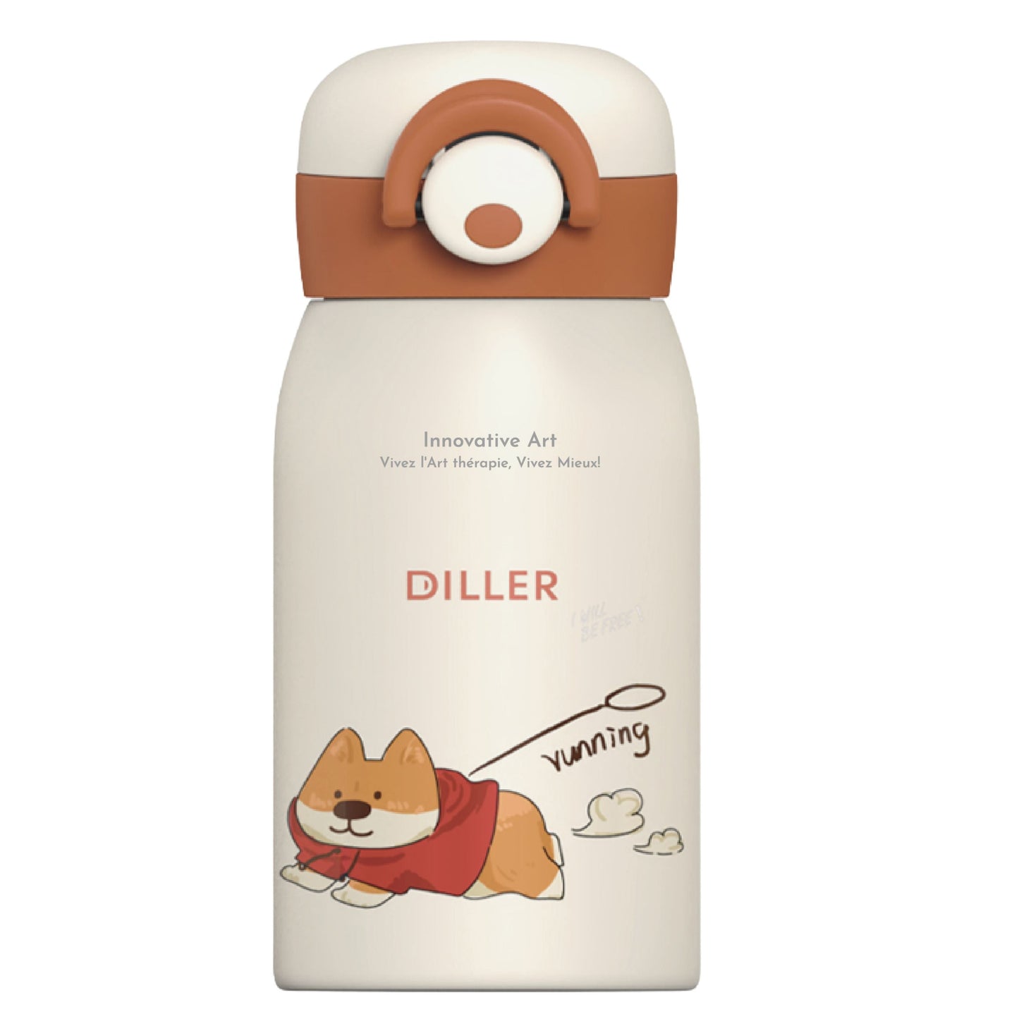 Thermos de voyage inox 270ml – Compact & Étanche