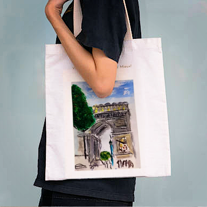 Tote bag artistique Arc de Triomphe – Édition Limitée - Innovative Art