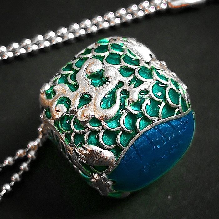 Collier Piqiu - Dragon Lion céleste