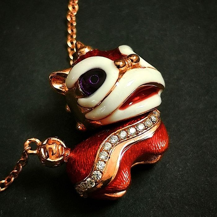 Collier Lion gardien