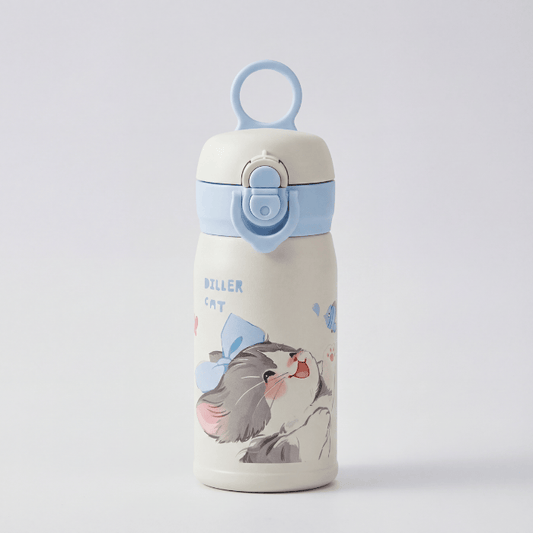 Gourde Isotherme Petit Chat en Acier Inox 316 – 280ml