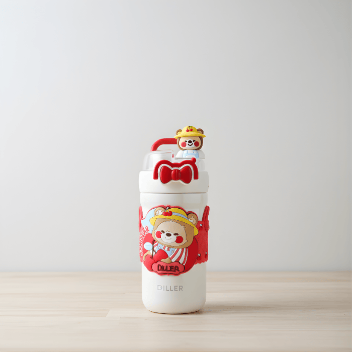 Gourde isotherme enfant 490 ml en acier inoxydable 316 – Double usage