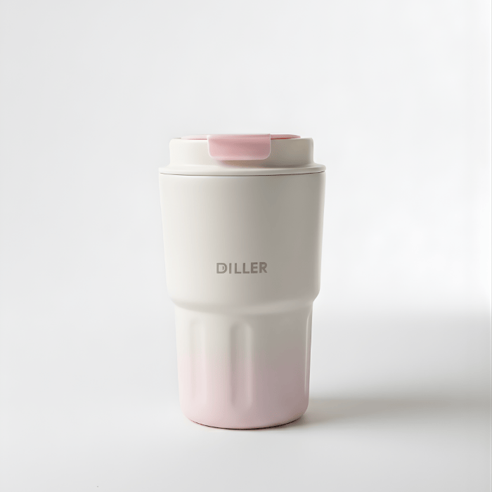 Mug Isotherme Amovible 340ml - Inox 304 - Design Dégradé Minimaliste