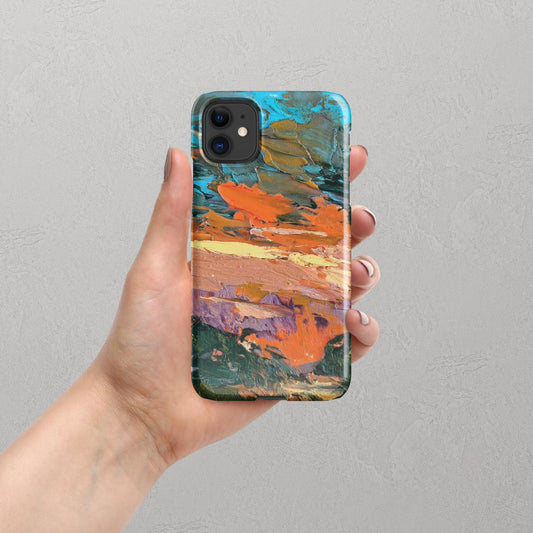 Coque iPhone® fine - Sous le feu du soleil couchant