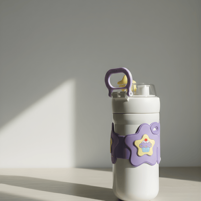 Gourde isotherme enfant 490 ml en acier inoxydable 316 – Double usage